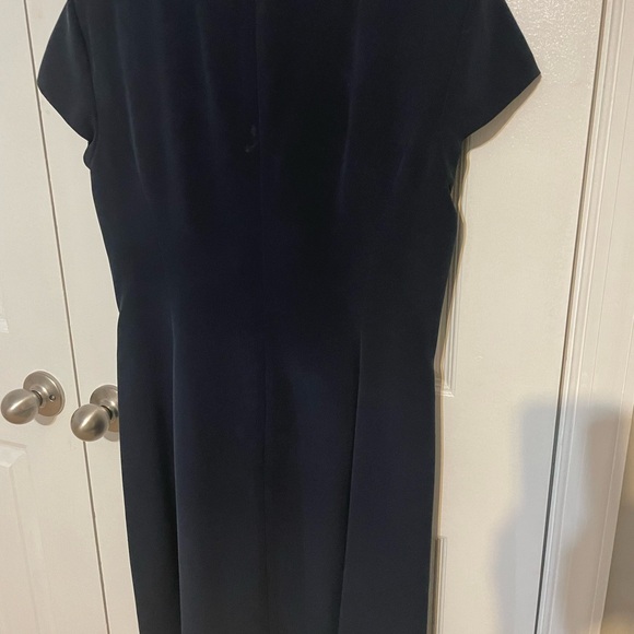 Vintage 90s Silk Cocktail Dress (4) - Picture 2 of 3
